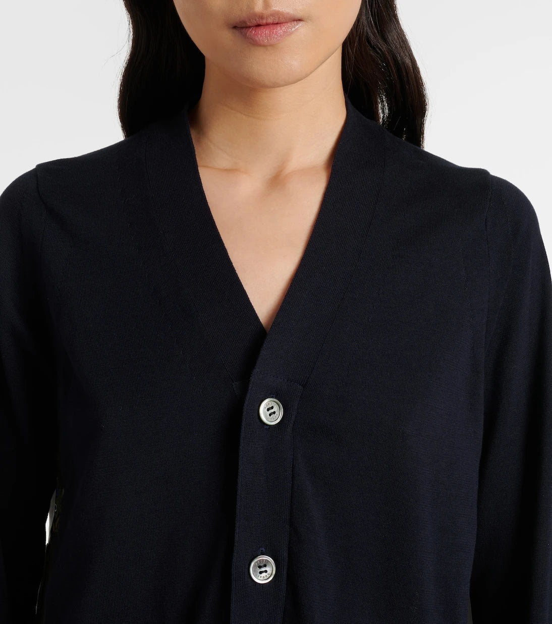 Sacai - Paneled cardigan