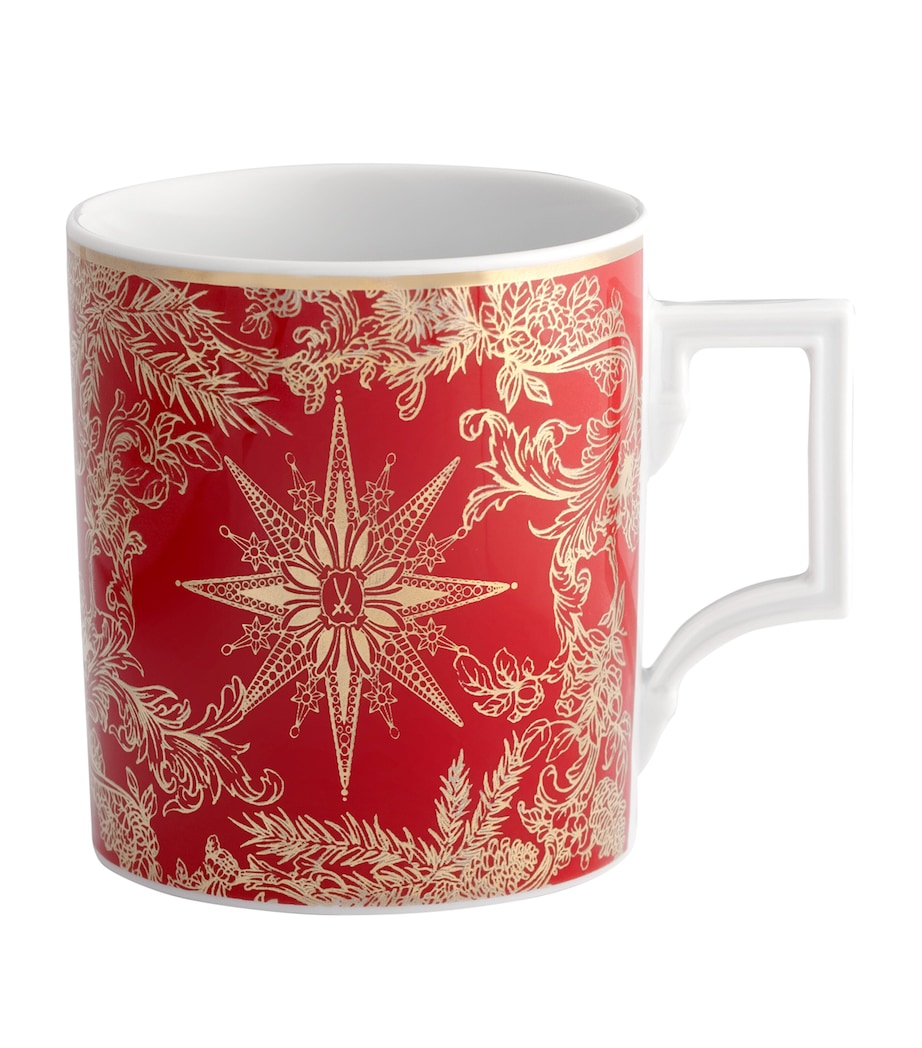 Meissen Porcelain Christmas Star Mug
