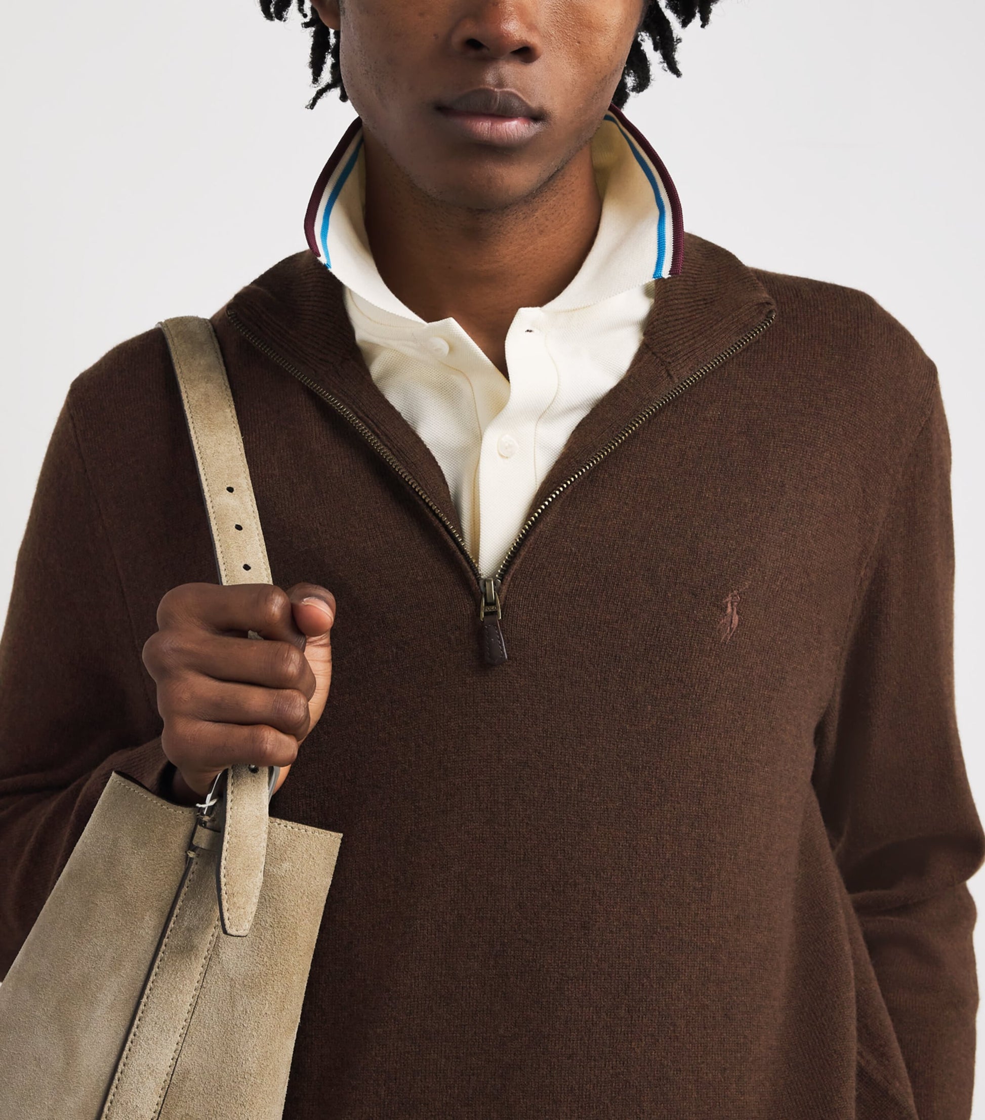 Polo Ralph Lauren Merino Wool Lorelle Quarter-Zip Sweater