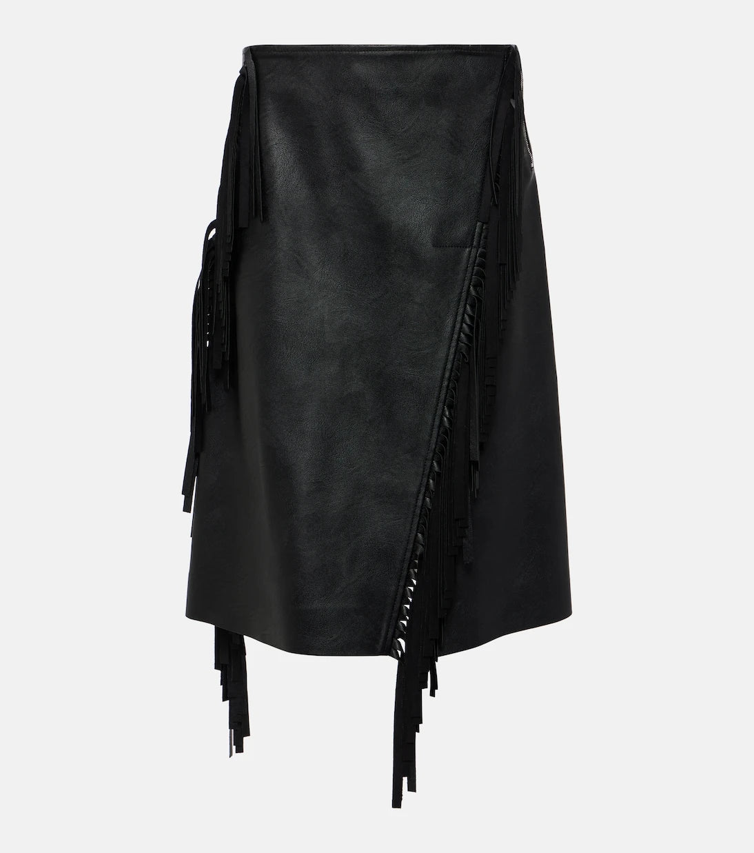 Stella McCartney - Alter mat faux leather midi skirt