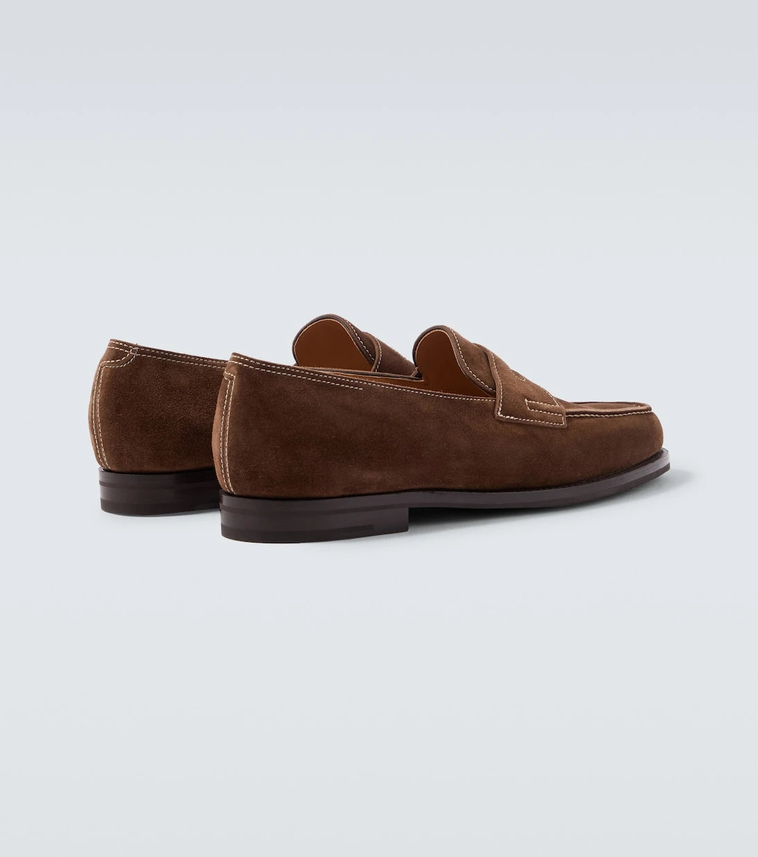 John Lobb - Lopez suede penny loafers