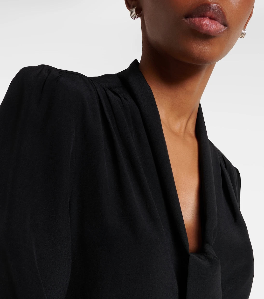 Nili Lotan - Colt tie-neck silk blouse