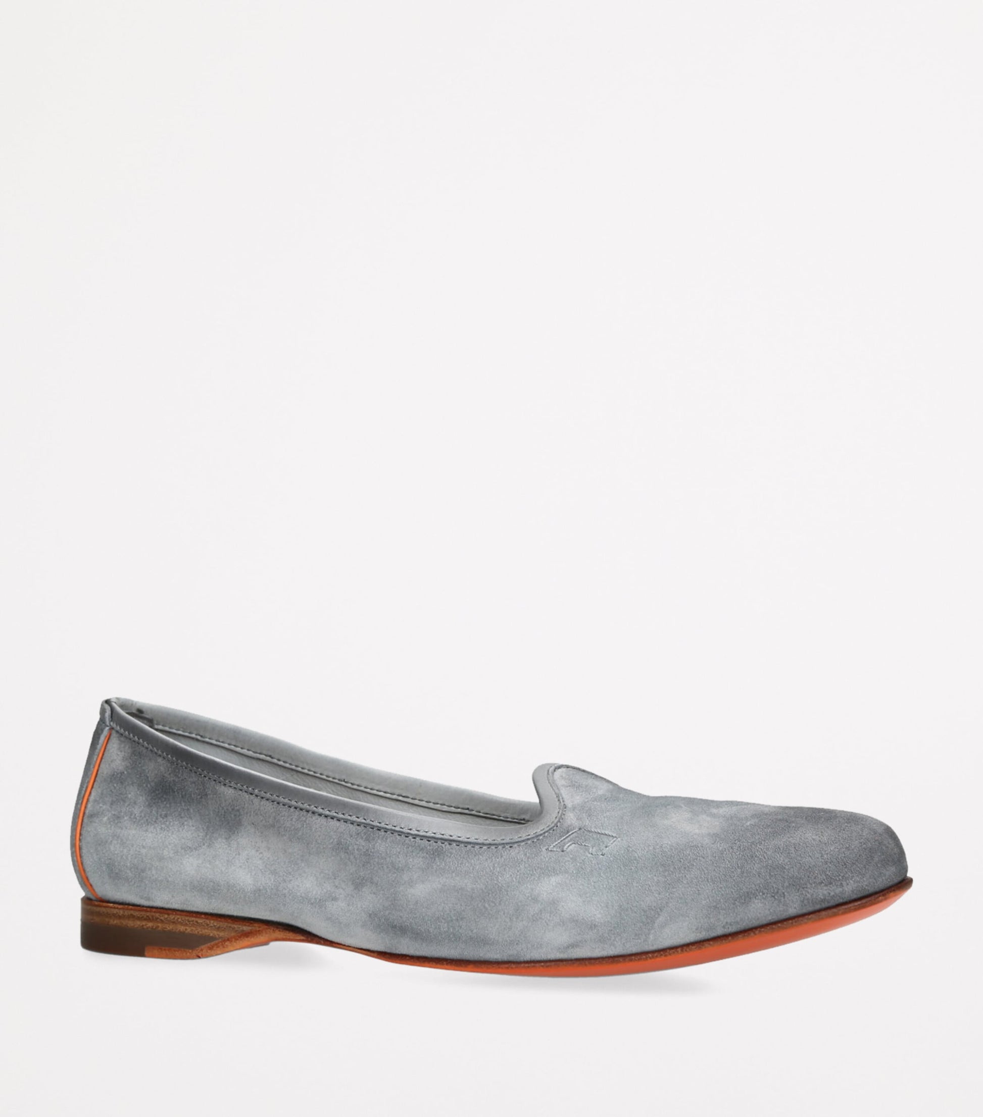 Blue Suede Andrea Loafers