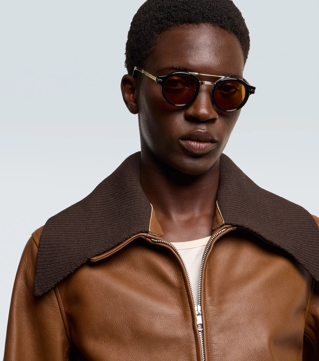 Jacques Marie Mage - Delage round sunglasses