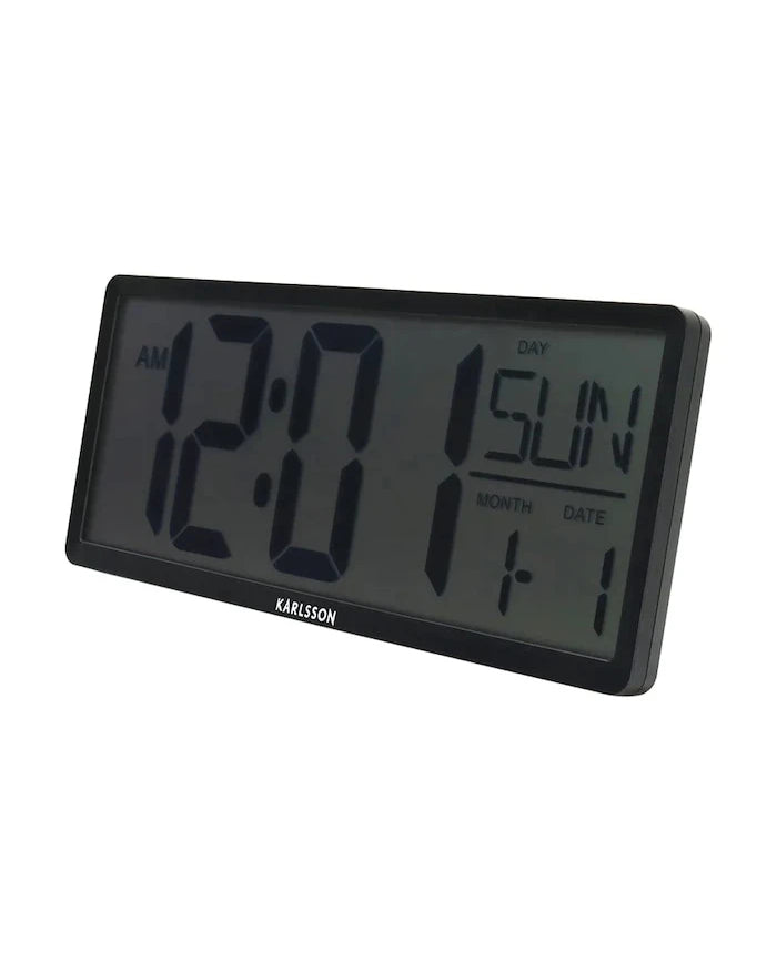 Karlsson Retro LCD Duvar Saati