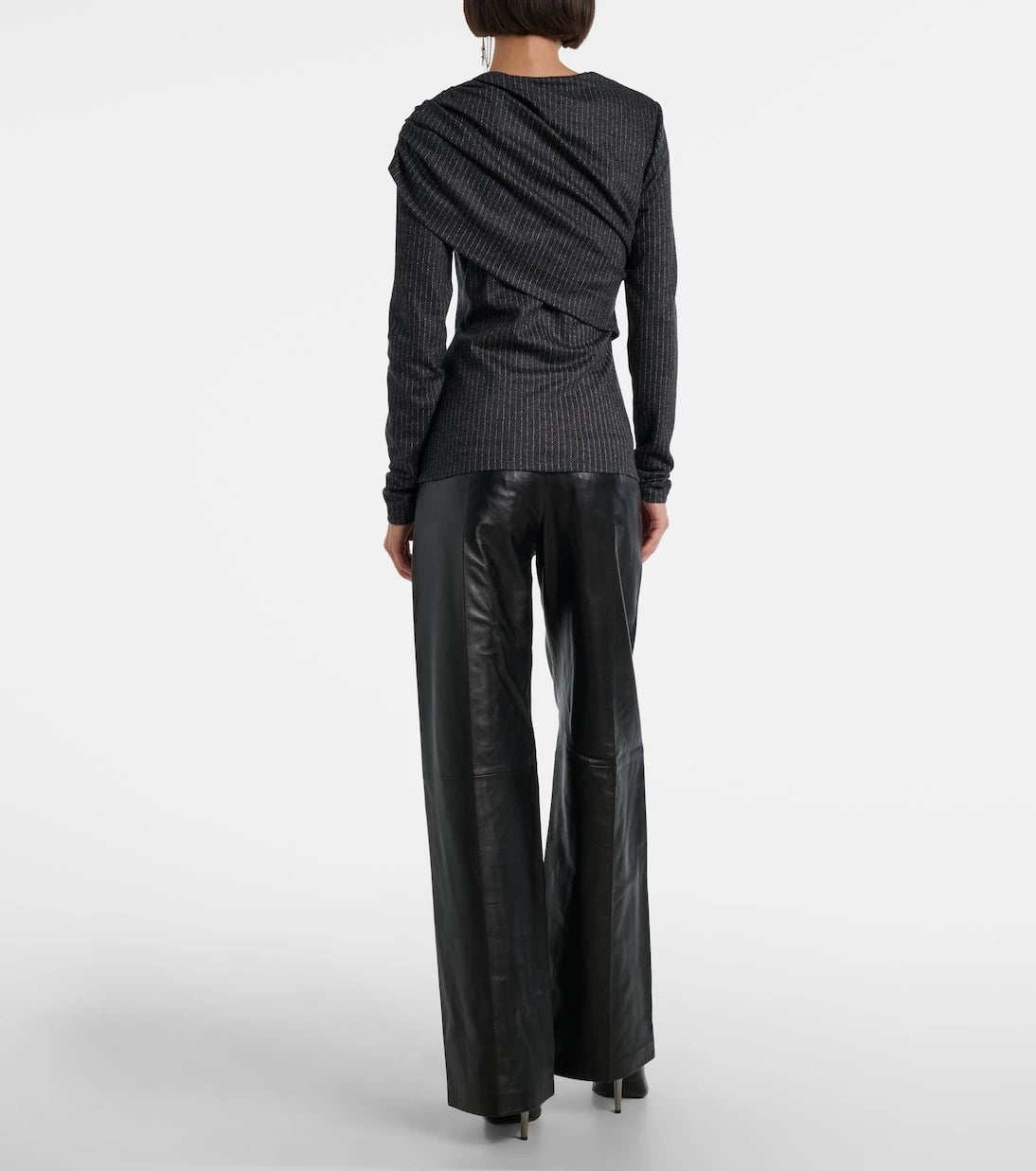 Isabel Marant - Asna chalk stripe wool and cotton top