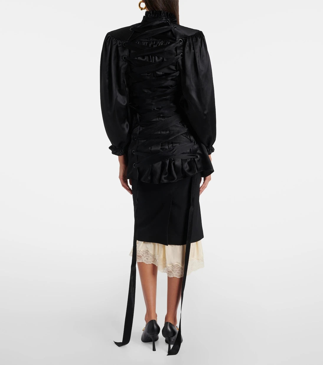 Balenciaga - Silk satin blouse