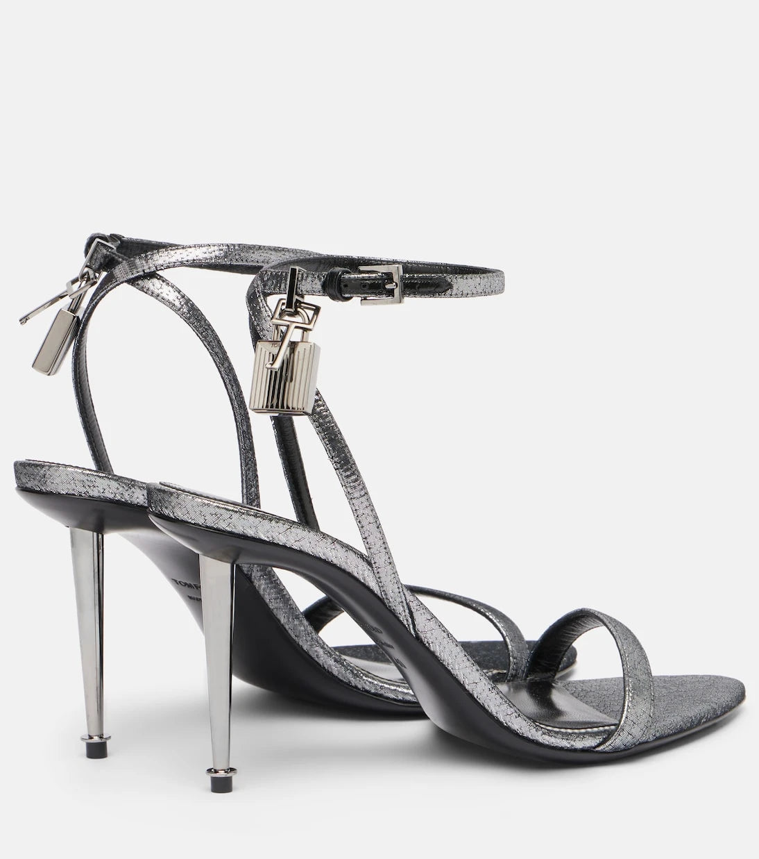 Tom Ford - Padlock 85 metallic sandals