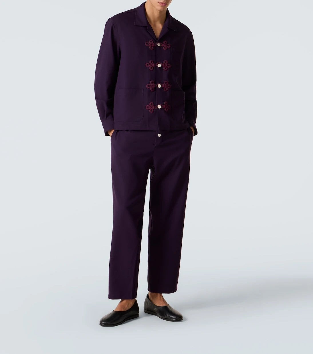 Bode - Astor wool wide-leg pants