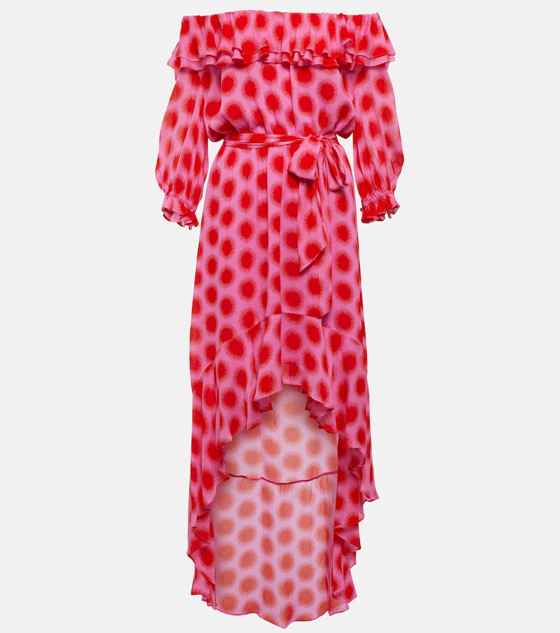Diane von Furstenberg - Ferris printed ruffle dress