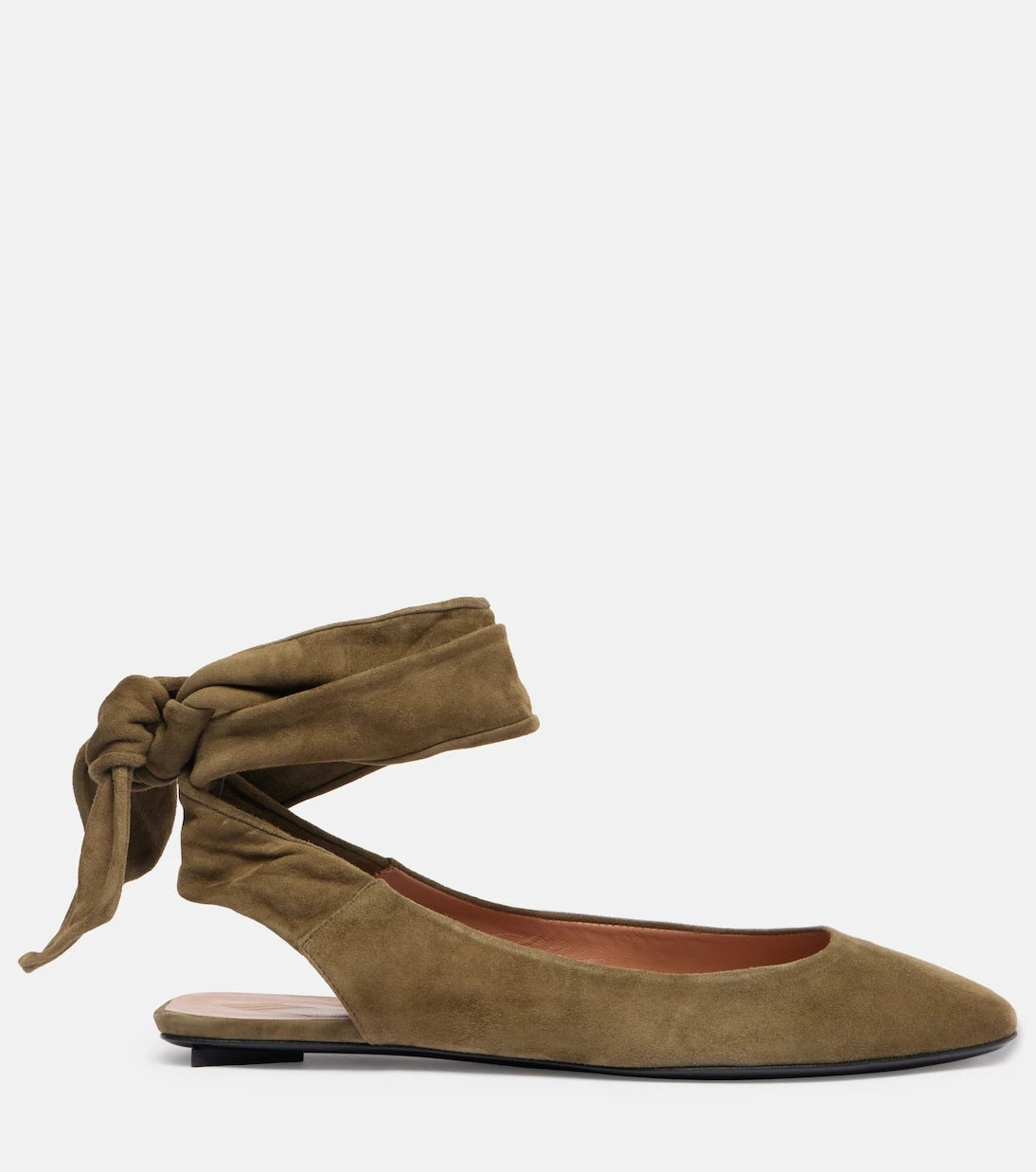 The Attico - Cloe suede ballet flats