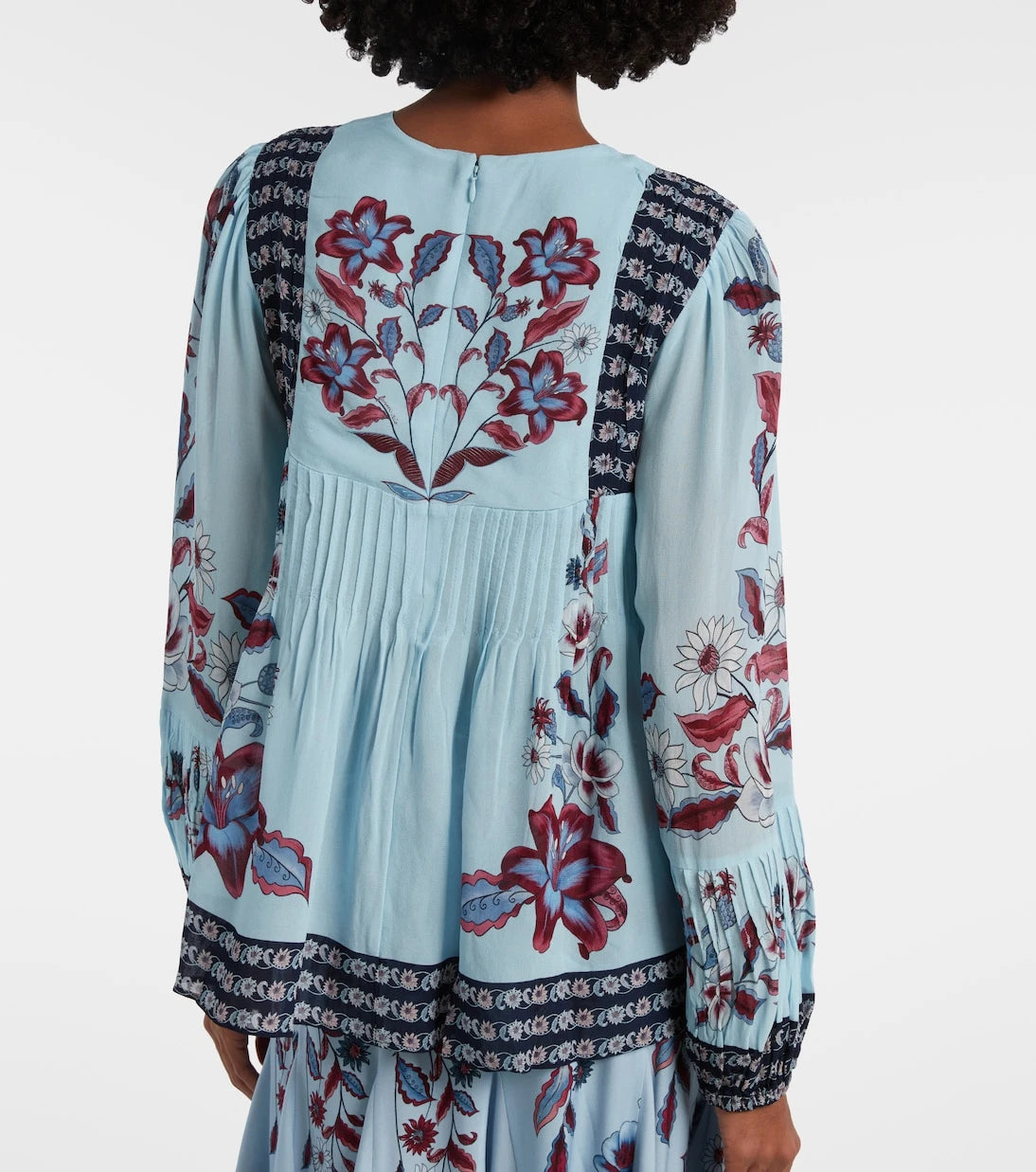 Farm Rio - Marcelle pleated blouse