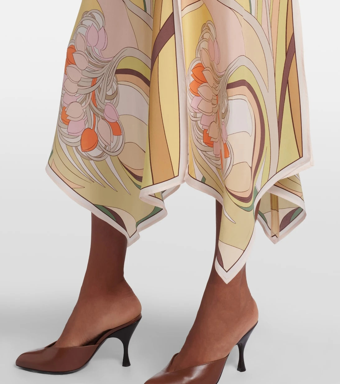 La DoubleJ - Cherie floral silk midi dress