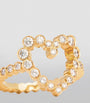 Sophie Bille Brahe Yellow Gold and Diamond Ensemble Heart Ring
