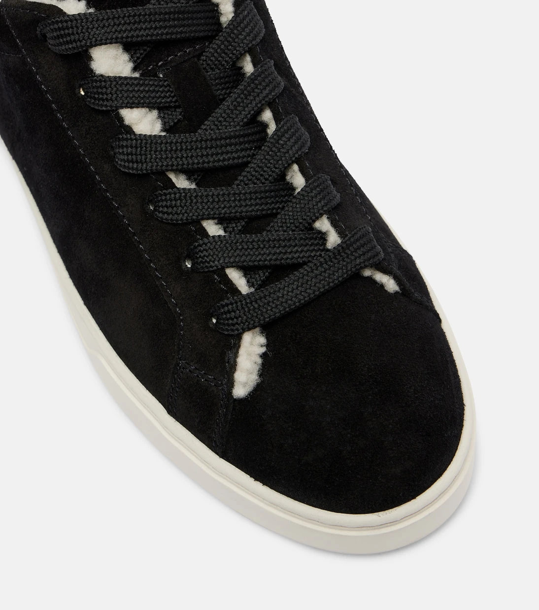 Tod's - Cassetta shearling-lined suede sneakers
