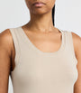 Beige Knitted Tank Top