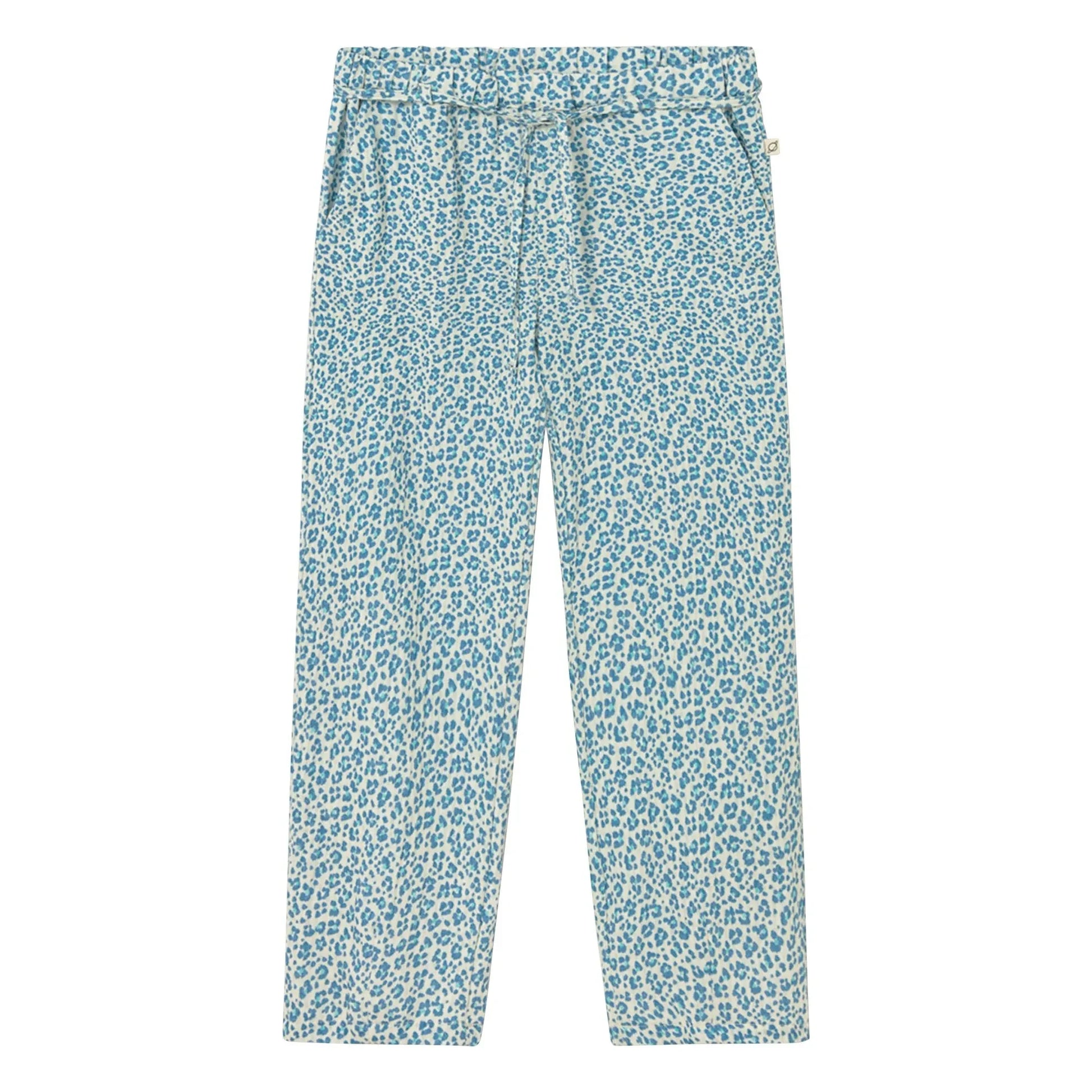 Cozmo - Bella Leopard Pants | Turquoise
