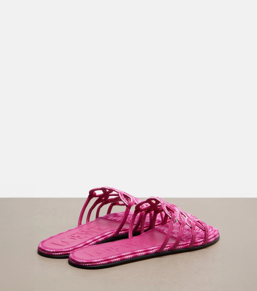 Loewe - Paula's Ibiza Petal Anagram canvas slides
