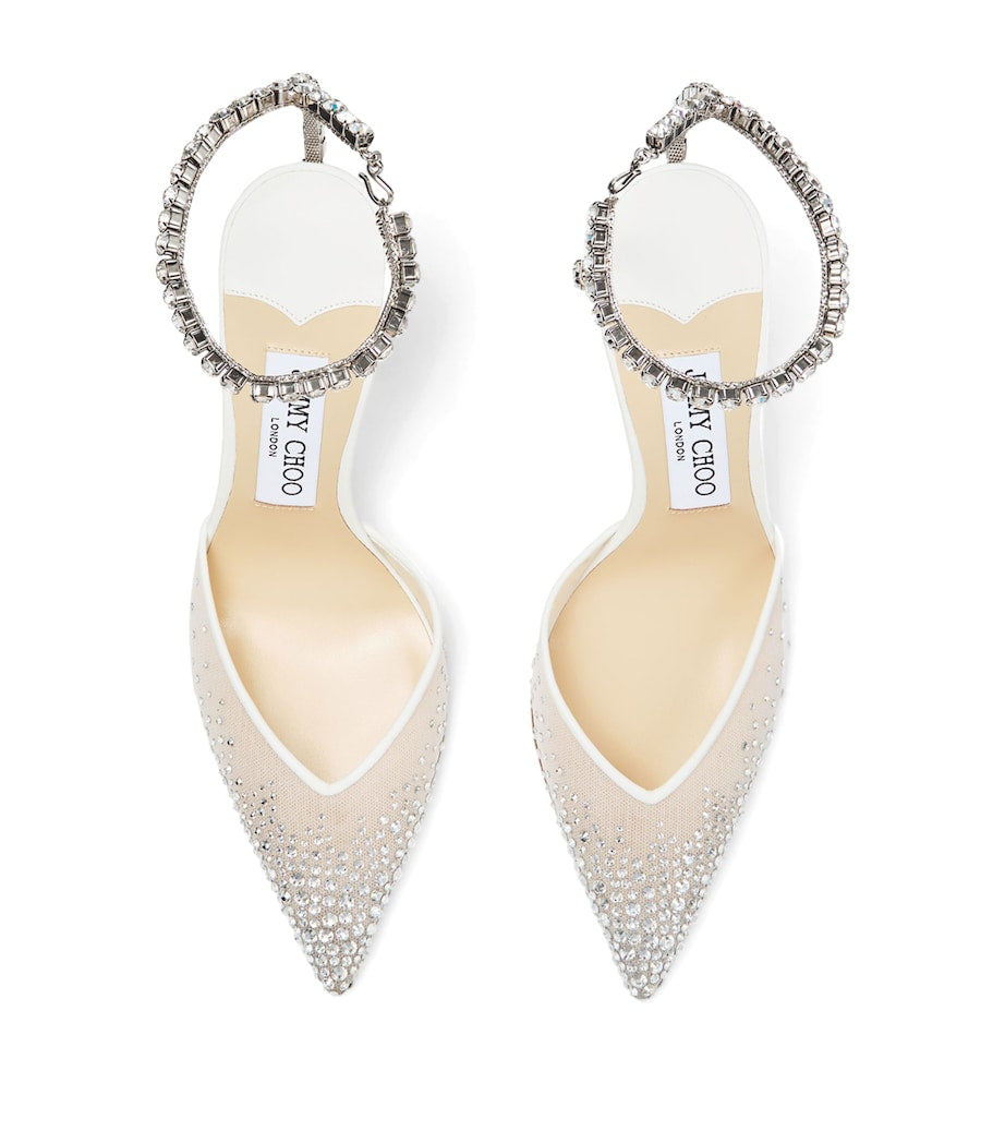 Saeda 100 Rhinestone-Embellished Heels