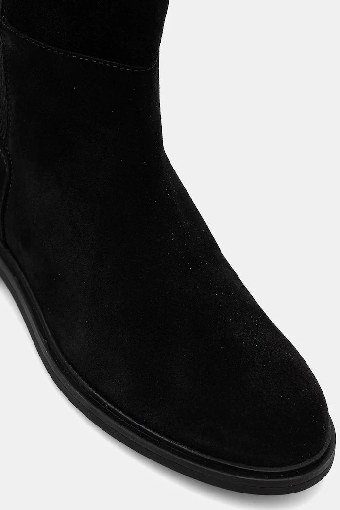 Tommy Hilfiger FLAG SUEDE LONG BOOT Süet Çizme
