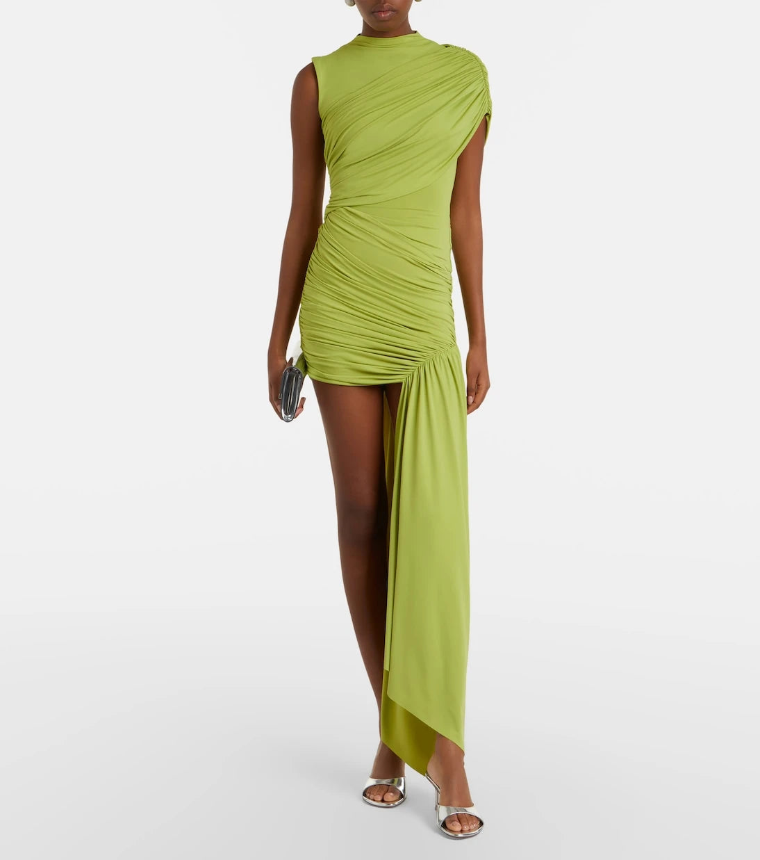 De La Vali - Ravenna draped jersey minidress