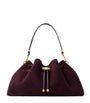 Jimmy Choo Medium Suede Cinch Shoulder Bag