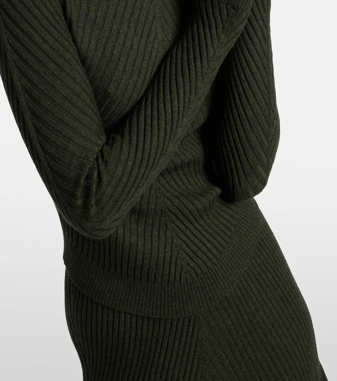Victoria Beckham - Ribbed-knit wool turtleneck sweater