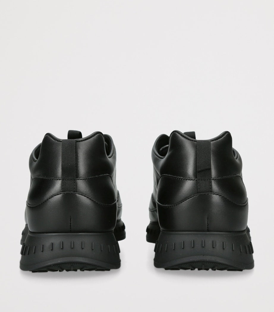 John Lobb Leather Stream Laced Sneakers