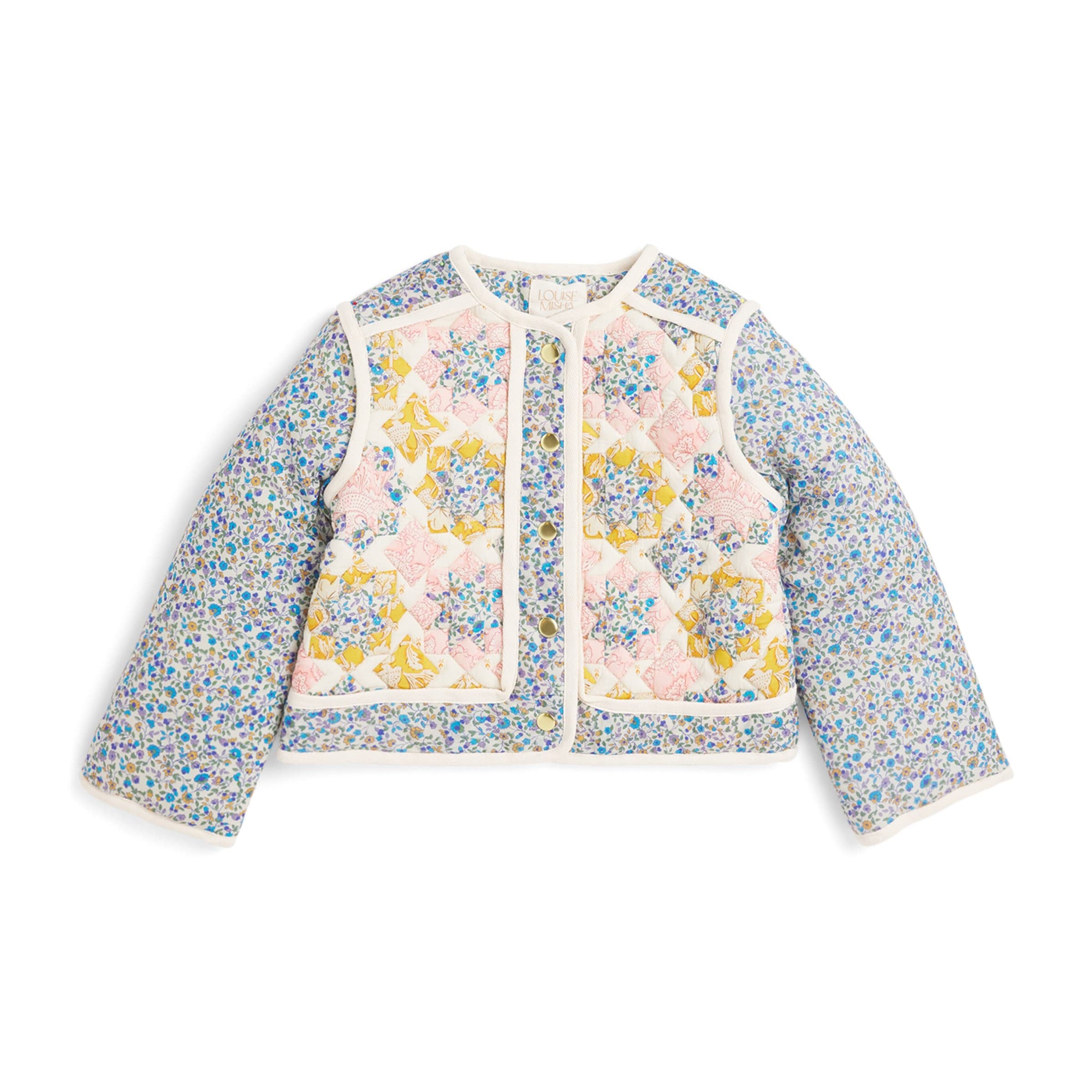 Cotton Batiste Quilted Orishane Jacket (4-12 Years)