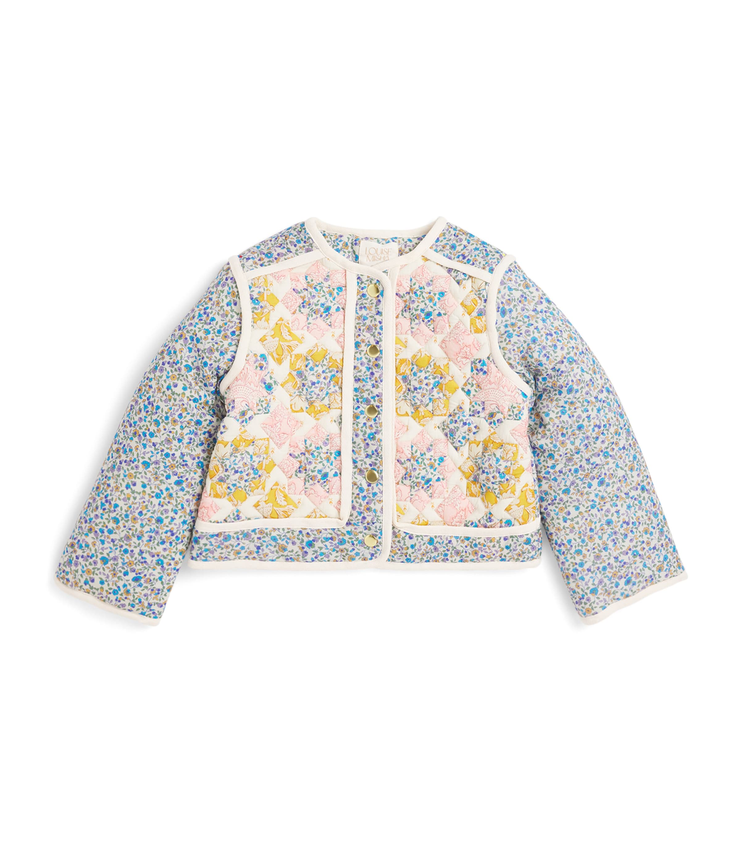 Cotton Batiste Quilted Orishane Jacket (4-12 Years)