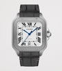 Large Titanium Santos de Cartier Watch 40mm