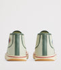 Bottega Veneta Green Canvas Leather-Trim Eliot Sneakers