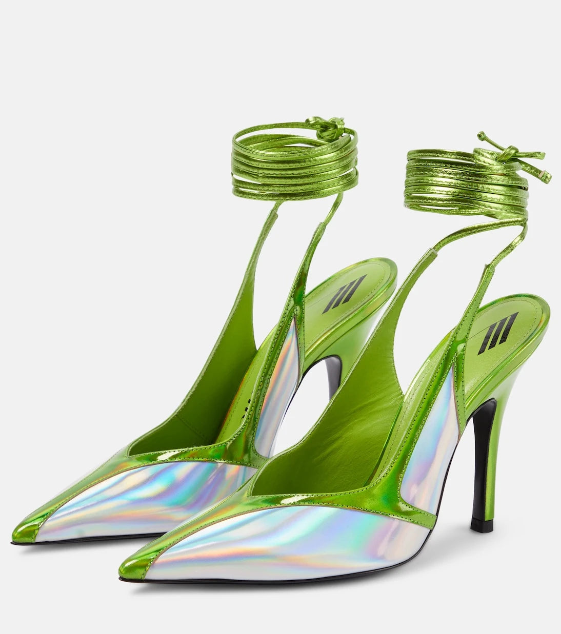 The Attico - Venus leather pumps