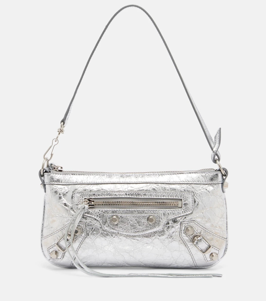 Balenciaga - Le City metallic leather shoulder bag