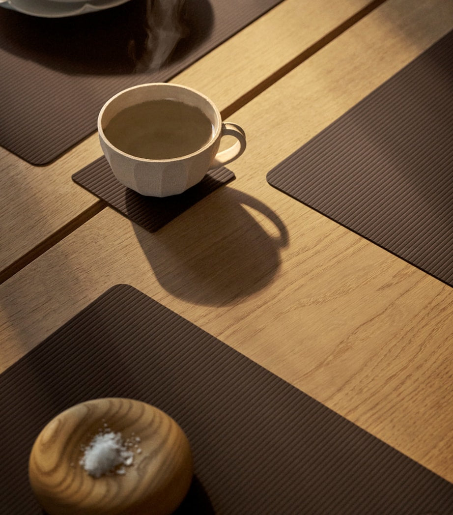 Linddna Square Corduroy Coasters (Set of 4)