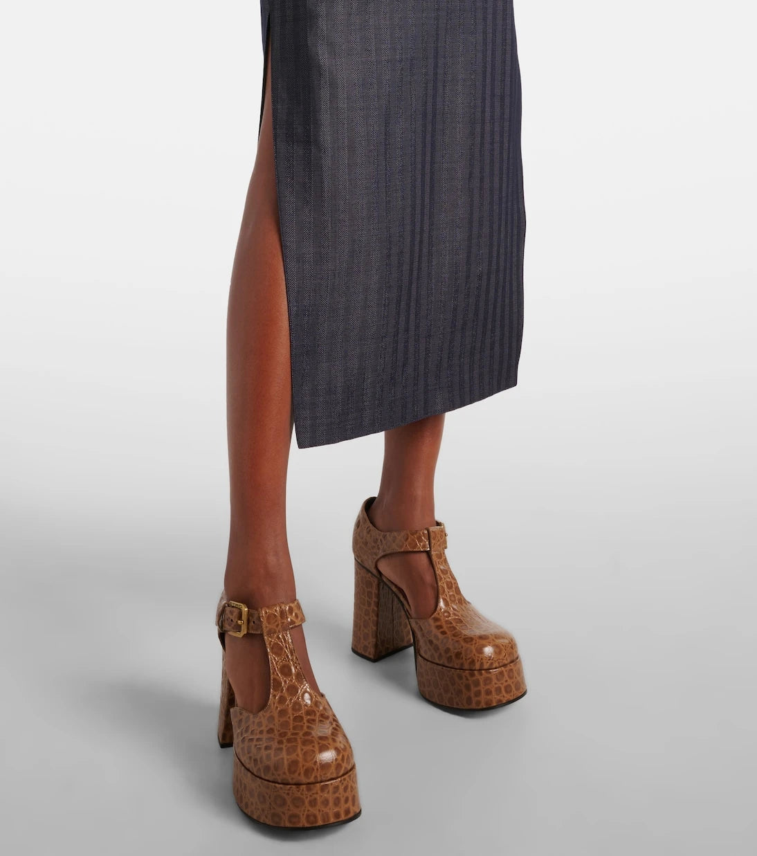 Etro - Wool-blend pencil skirt