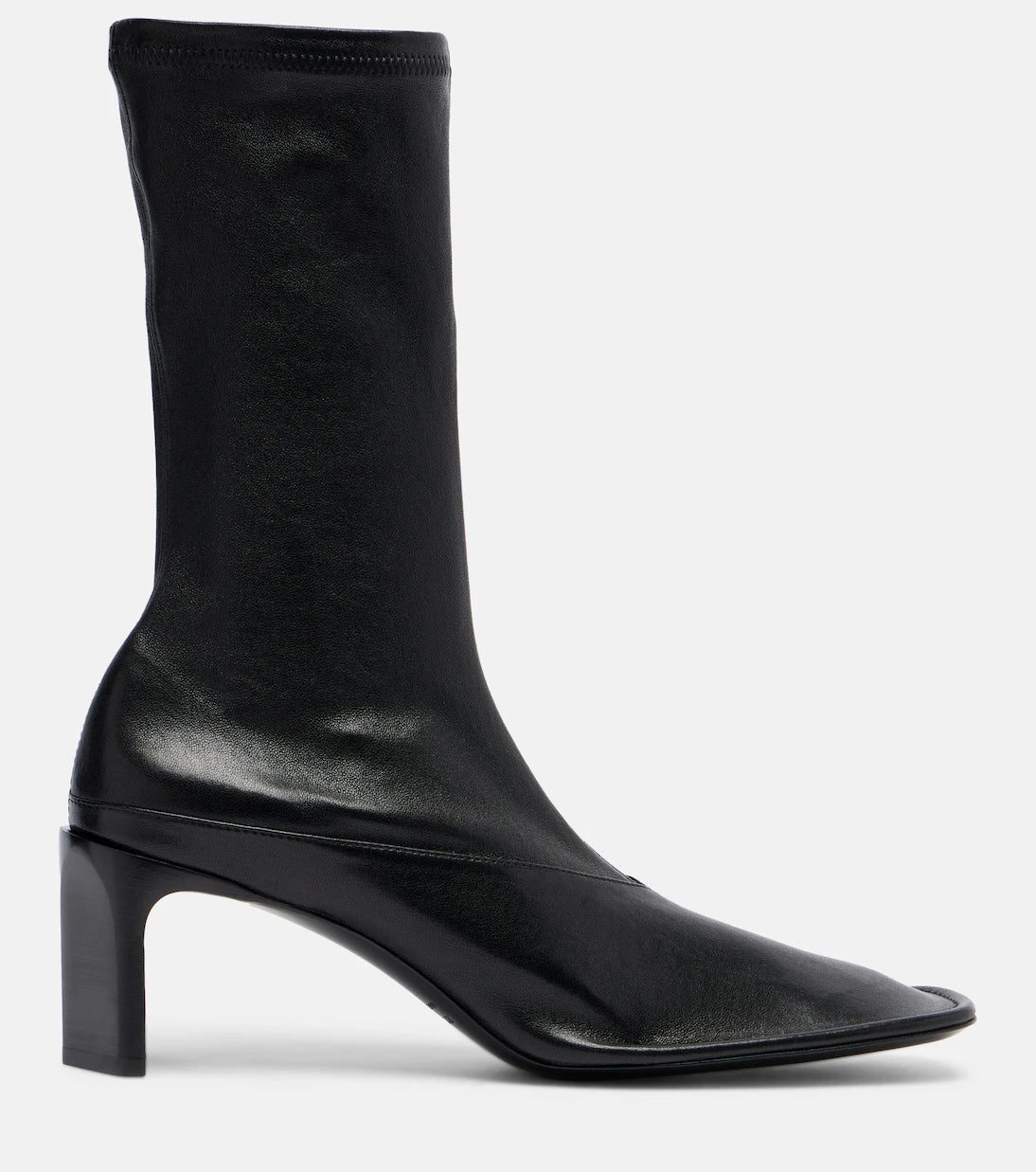 Jil Sander - Trunk leather mid-calf boots