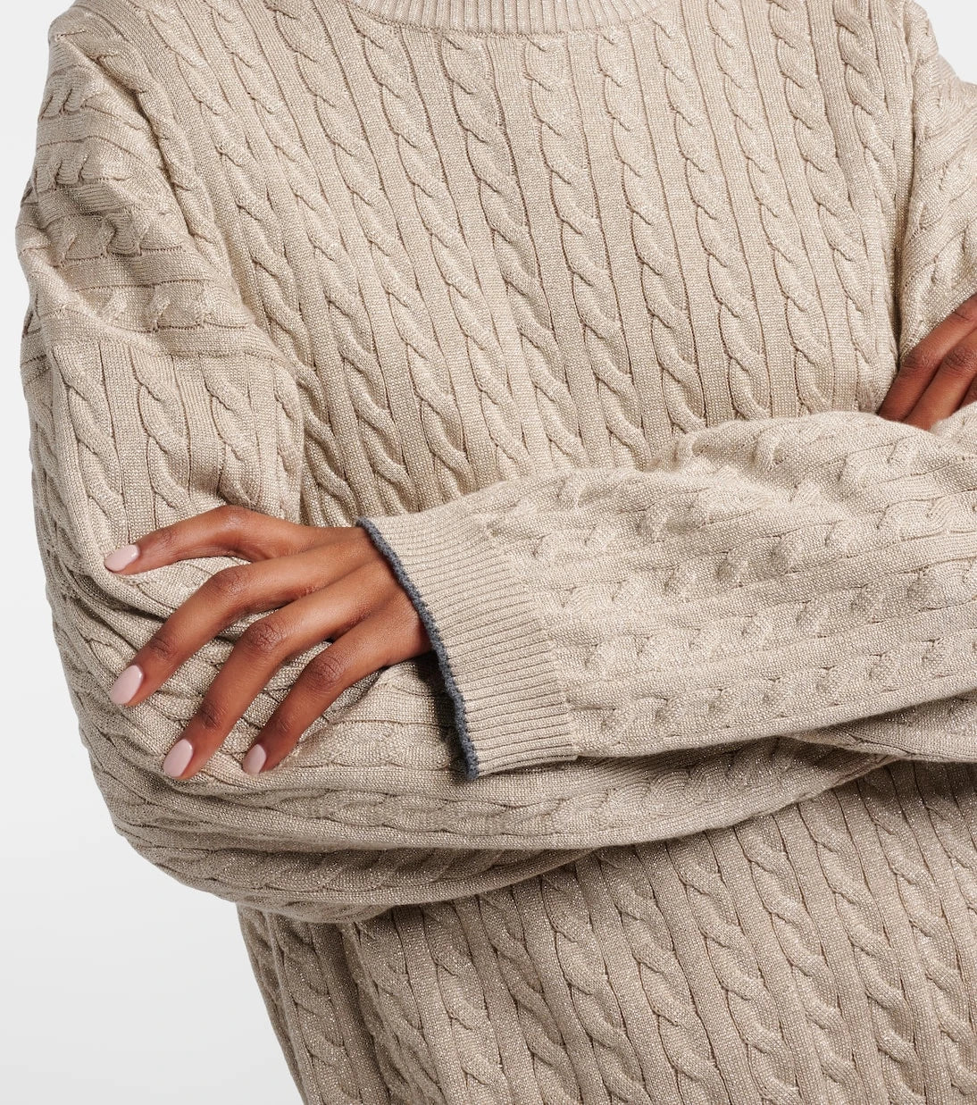Brunello Cucinelli - Cable-knit cotton-blend sweater