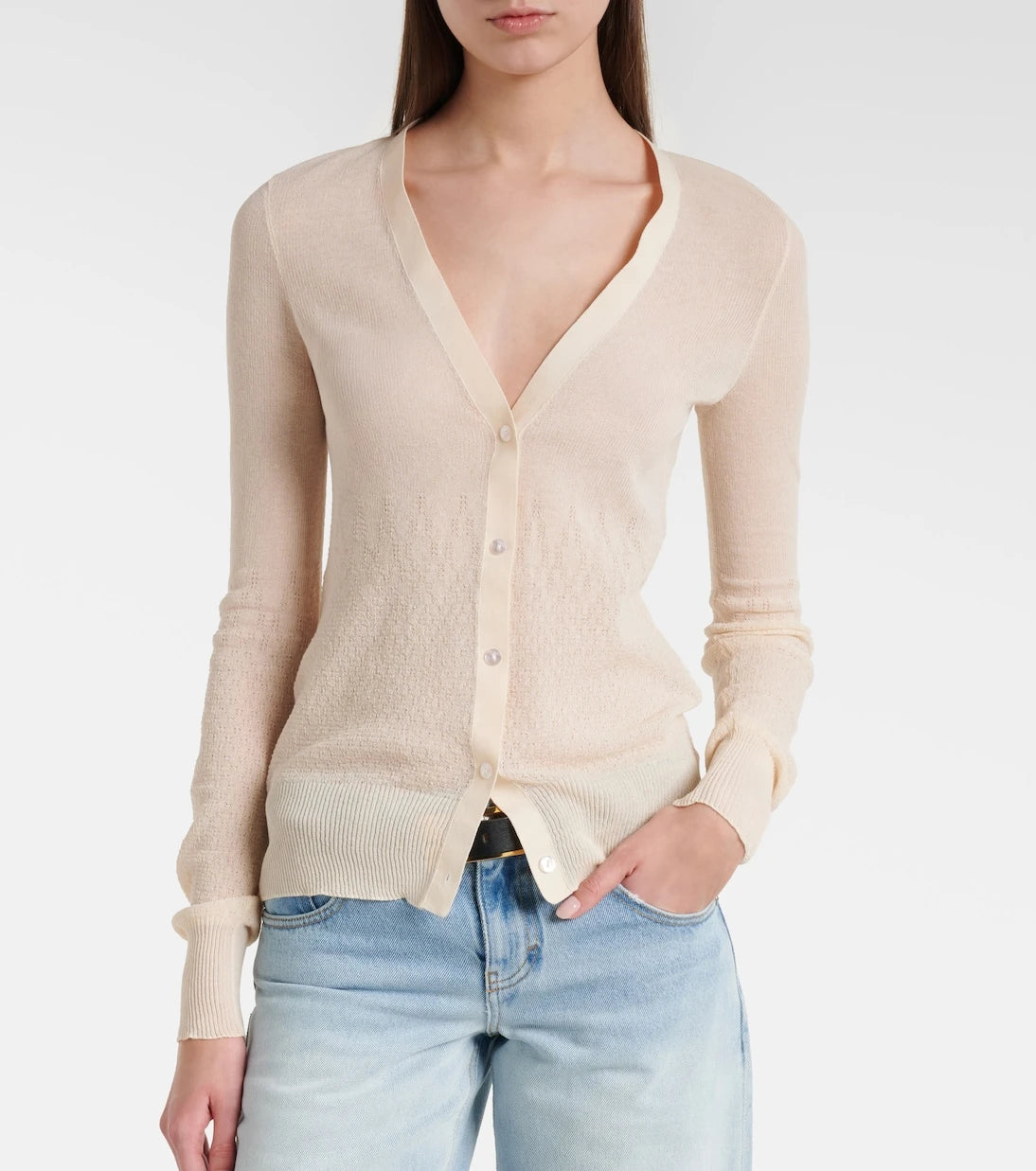 Victoria Beckham - Cotton-blend cardigan