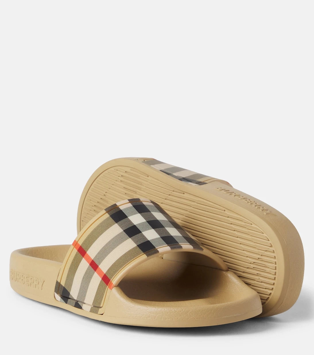 Burberry Kids - شرائح كاروهات بربري