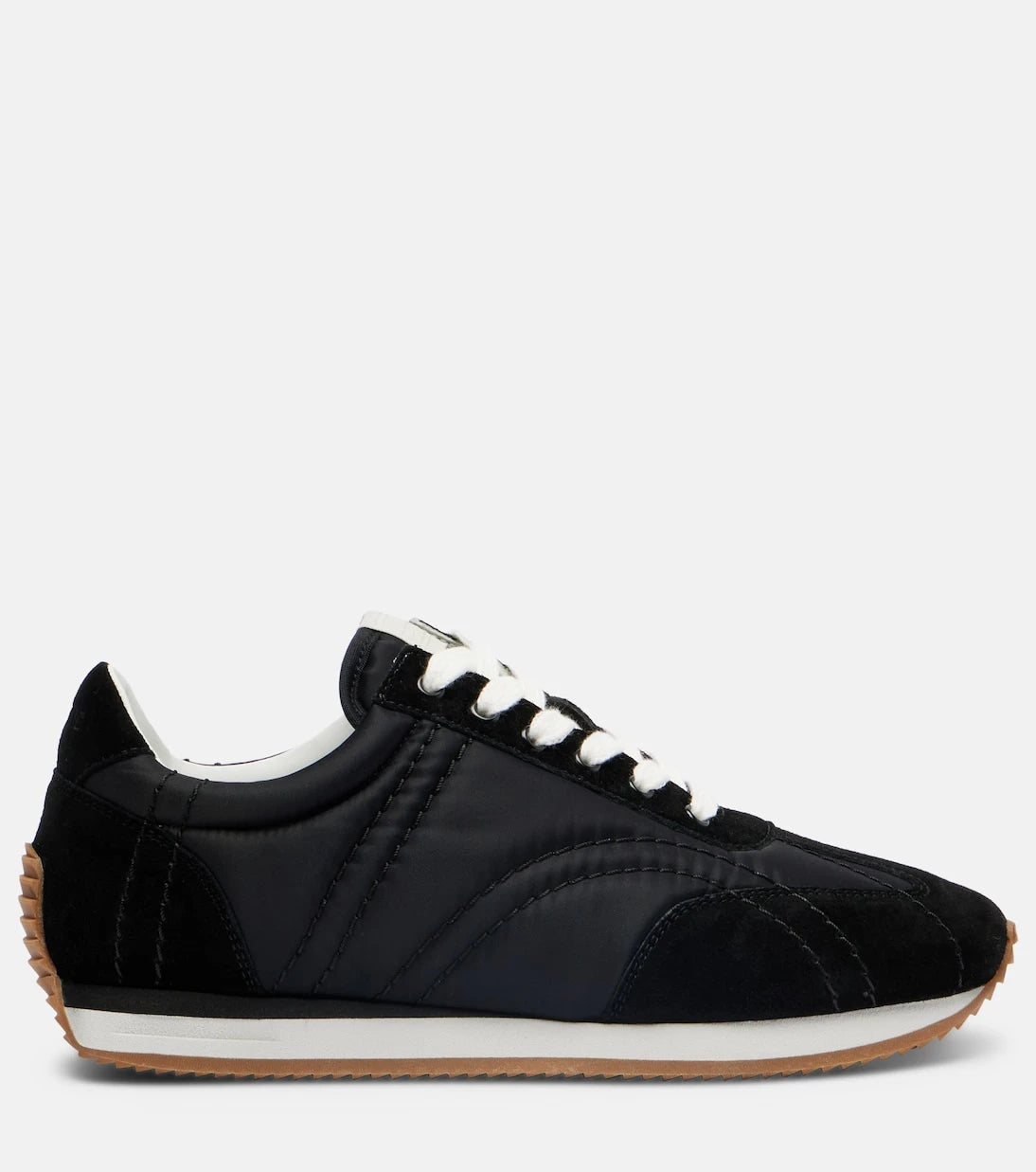 Toteme - Suede-trimmed sneakers