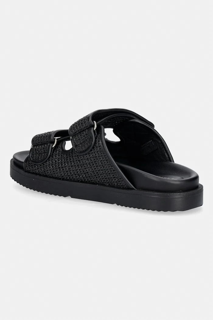 Tommy Hilfiger чехли дамски DOUBLE STRAP RAFFIA SANDAL