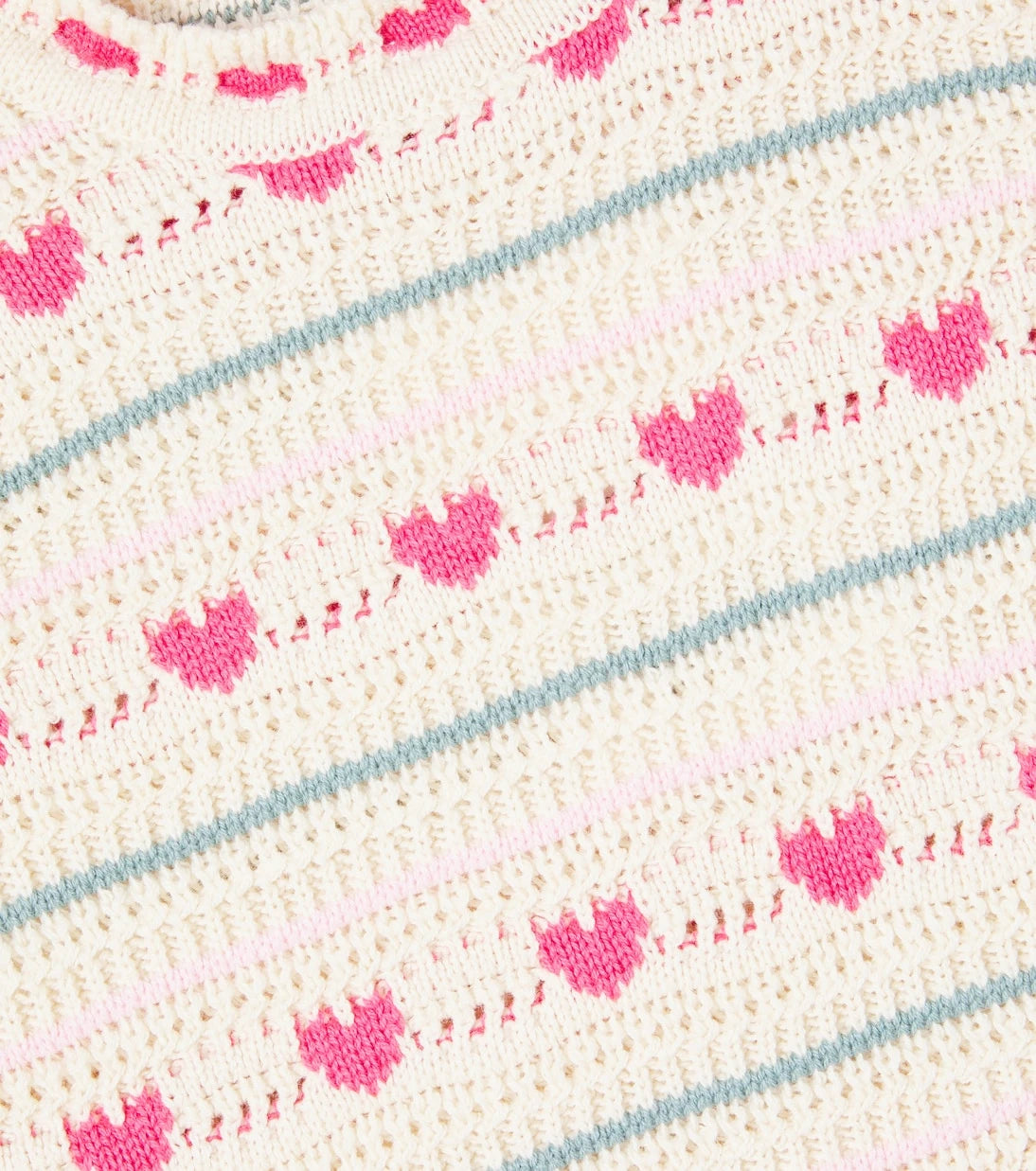 Bebe Organic - Josie crochet cotton and wool vest