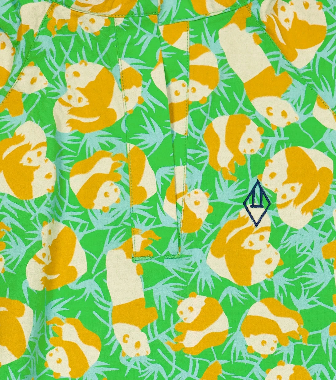 The Animals Observatory - Swallow printed cotton tunic dress