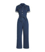Pink Denim Anessa Utility Jumpsuit