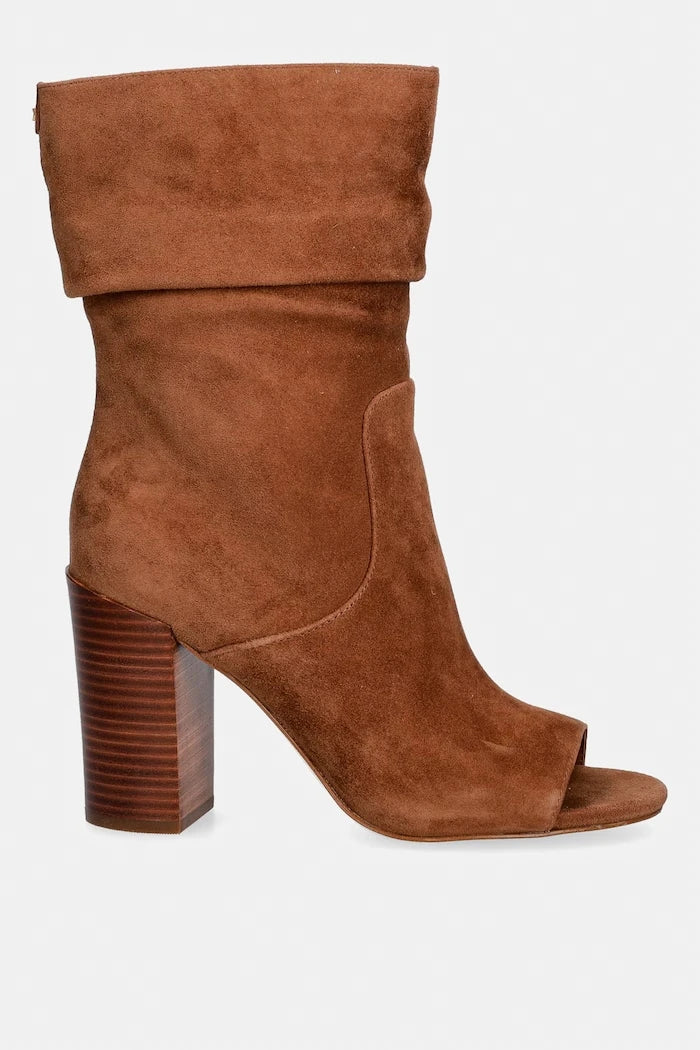 MICHAEL Michael Kors боти дамски от велур Shayna Heeled Bootie