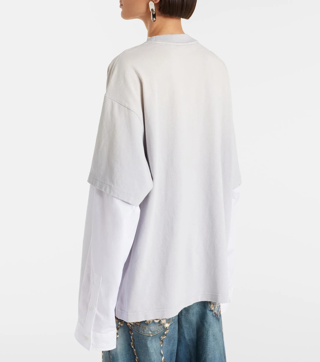 Acne Studios - Edra layered cotton t-shirt