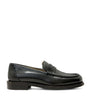 Leather Bloom Loafers