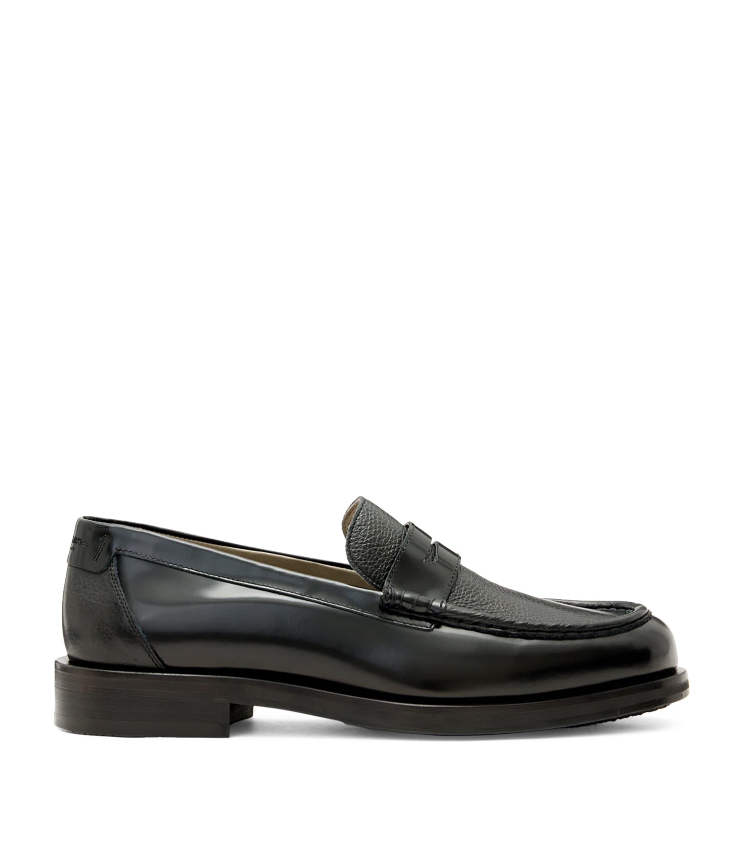Leather Bloom Loafers