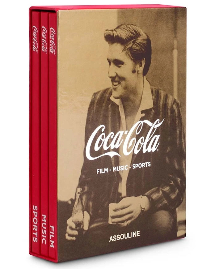 Книга Assouline Coca-Cola Set of Three: Film, Music, Sports (3 броя)